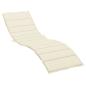 Preview: Sonnenliegen-Auflage Creme 200x70x3 cm Oxford-Gewebe