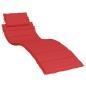 Preview: Sonnenliegen-Auflage Rot 186x58x4 cm Oxford-Gewebe