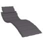 Preview: Sonnenliegen-Auflage Anthrazit 186x58x4 cm Oxford-Gewebe