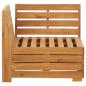 Preview: 2-tlg. Garten-Lounge-Set mit Kissen Massivholz Akazie