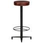 Preview: Barhocker 2 Stk. 76 cm Echtleder