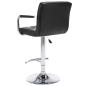 Preview: Barhocker 2 Stk. Schwarz Kunstleder