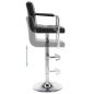 Preview: Barhocker 2 Stk. Schwarz Kunstleder