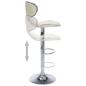 Preview: Barhocker 2 Stk. Creme Kunstleder