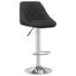 Preview: Barhocker 2 Stk. Schwarz Samt
