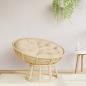 Preview: ARDEBO.de - Kissen Rund Beige Ø 100x11 cm Oxford-Gewebe