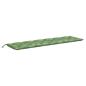 Preview: Gartenbank-Auflage Blattmuster 200x50x7 cm Stoff