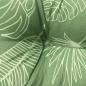 Preview: Gartenbank-Auflage Blattmuster 200x50x7 cm Stoff