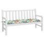 Preview: Gartenbank-Auflage Mehrfarbig 150x50x7 cm Oxford-Gewebe