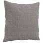 Preview: 3-Sitzer-Sofa mit Zierkissen Taupe 180 cm Stoff