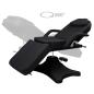 Preview: Massagetisch Schwarz 180x62x(86,5-118) cm