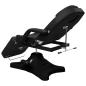 Preview: Massagetisch Schwarz 180x62x(86,5-118) cm