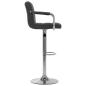 Preview: Barhocker Dunkelgrau Stoff