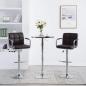 Preview: ARDEBO.de - Barhocker 2 Stk. Braun Kunstleder