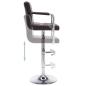 Preview: Barhocker 2 Stk. Braun Kunstleder