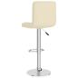 Preview: Barhocker 2 Stk. Creme Stoff