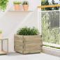 Preview: Hochbeet 50x50x40 cm Holz Quadratisch