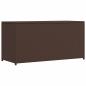 Preview: Garten-Auflagenbox Braun 120x50x60 cm Poly Rattan