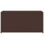 Preview: Garten-Auflagenbox Braun 120x50x60 cm Poly Rattan