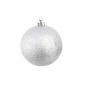 Preview: 100-tlg. Weihnachtskugel-Set 3/4/6 cm Silbern