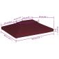 Preview: Pavillon-Dach mit Lüftungsdach 310 g/m² 4x3 m Bordeauxrot