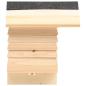 Preview: Bienenhotel Tanne Massivholz 22x20x20 cm