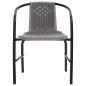 Preview: Gartenstühle 2 Stk. Kunststoff Rattan-Optik und Stahl 110 kg
