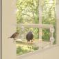Preview: ARDEBO.de - Fenster-Futterstellen für Vögel 2 Stk. Acryl 30x12x15 cm