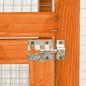Preview: Kaninchenstall 140x63x120 cm Tanne Massivholz