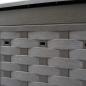 Preview: Gartenkomposter Braun 60x60x83 cm 300 L Kunststoff Rattan