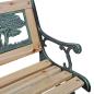 Preview: Kinder-Gartenbank 84 cm Holz