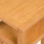 Preview: Beistelltisch mit Zeitungsablage 27x35x55 cm Massivholz Eiche