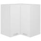 Preview: ARDEBO.de - Eckh?ngeschrank Lyon Wei? 57x57x60 cm Holzwerkstoff