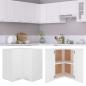 Preview: Eckh?ngeschrank Lyon Wei? 57x57x60 cm Holzwerkstoff