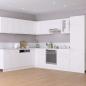 Preview: Eckh?ngeschrank Lyon Wei? 57x57x60 cm Holzwerkstoff