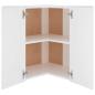 Preview: Eckh?ngeschrank Lyon Wei? 57x57x60 cm Holzwerkstoff
