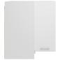 Preview: Eckh?ngeschrank Lyon Wei? 57x57x60 cm Holzwerkstoff