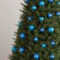 Preview: 100-tlg. Weihnachtskugel-Set Blau