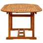 Preview: Gartentisch (150-200)x100x75 cm Massivholz Akazie