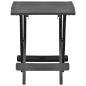 Preview: Gartentisch Klappbar Anthrazit 45x43x50 cm Kunststoff