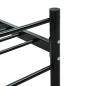Preview: Bettgestell Schwarz Metall 180×200 cm