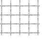 Preview: Wellengitter Edelstahl 50×50 cm 11×11×2 mm