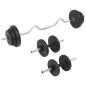 Preview: Langhantel- und Kurzhantel-Set 30 kg