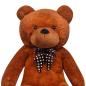 Preview: Weicher XXL-Plüsch-Teddybär Braun 135 cm