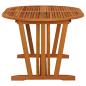 Preview: Gartentisch 200x100x75 cm Massivholz Eukalyptus