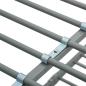 Preview: Etagenbettgestell Grau Metall 140x200 cm/90x200 cm