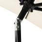 Preview: Sonnenschirm mit Aluminium-Mast 3-lagig Sandfarben 2x2 m