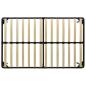Preview: Bettgestell Schwarz Metall 140×200 cm