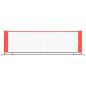Preview: Tennisnetz Schwarz und Rot 300x100x87 cm Polyester