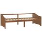 Preview: Tagesbett 3-Sitzer Honigbraun Massivholz Kiefer 90x200 cm